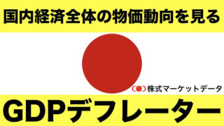 GDPデフレーター（日本）